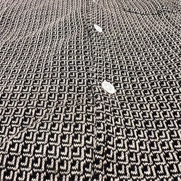 Todd Snyder Italian geometric pattern camp collar size small - Picture 10 of 11